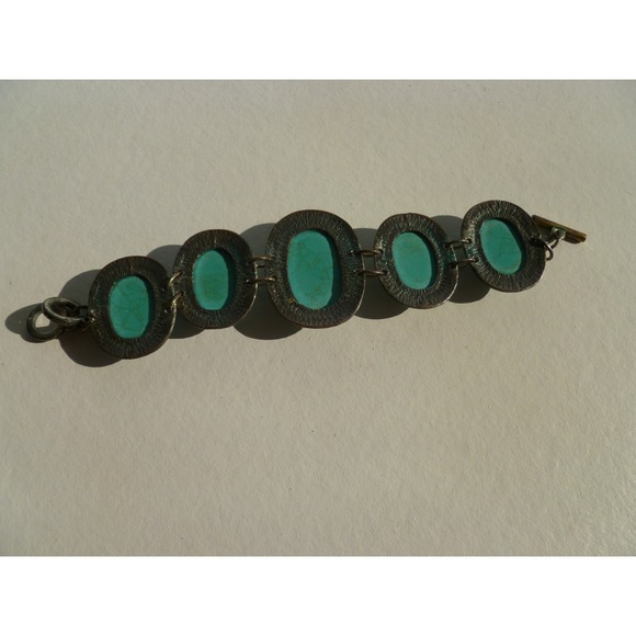 Vintage Turquoise Bracelet - Picture 3 of 4